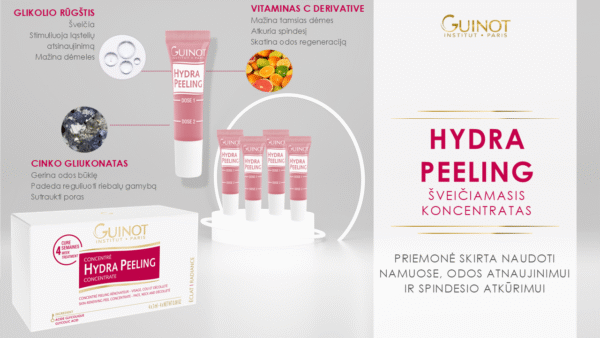 GUINOT Hydra Peeling šveičiamasis koncentratas, 4*3ml - Image 2