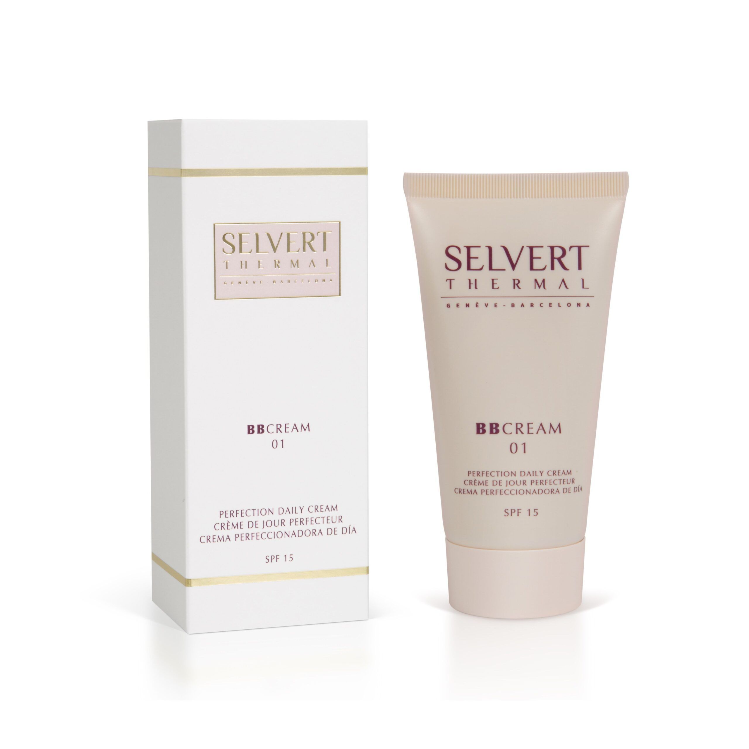 Selvert Thermal koreguojamasis apsauginis kremas Nr. 01 | PERFECTION CREAM BB 01, 50ml