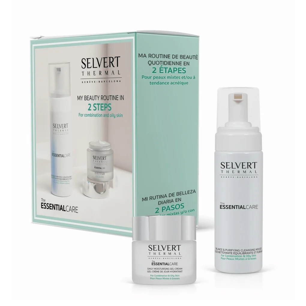 Selvert Thermal PACK MY BEAUTY ROUTINE OILY & MIXED SKIN/ Rinkinys mišriai ir riebiai odai, 2 prod.