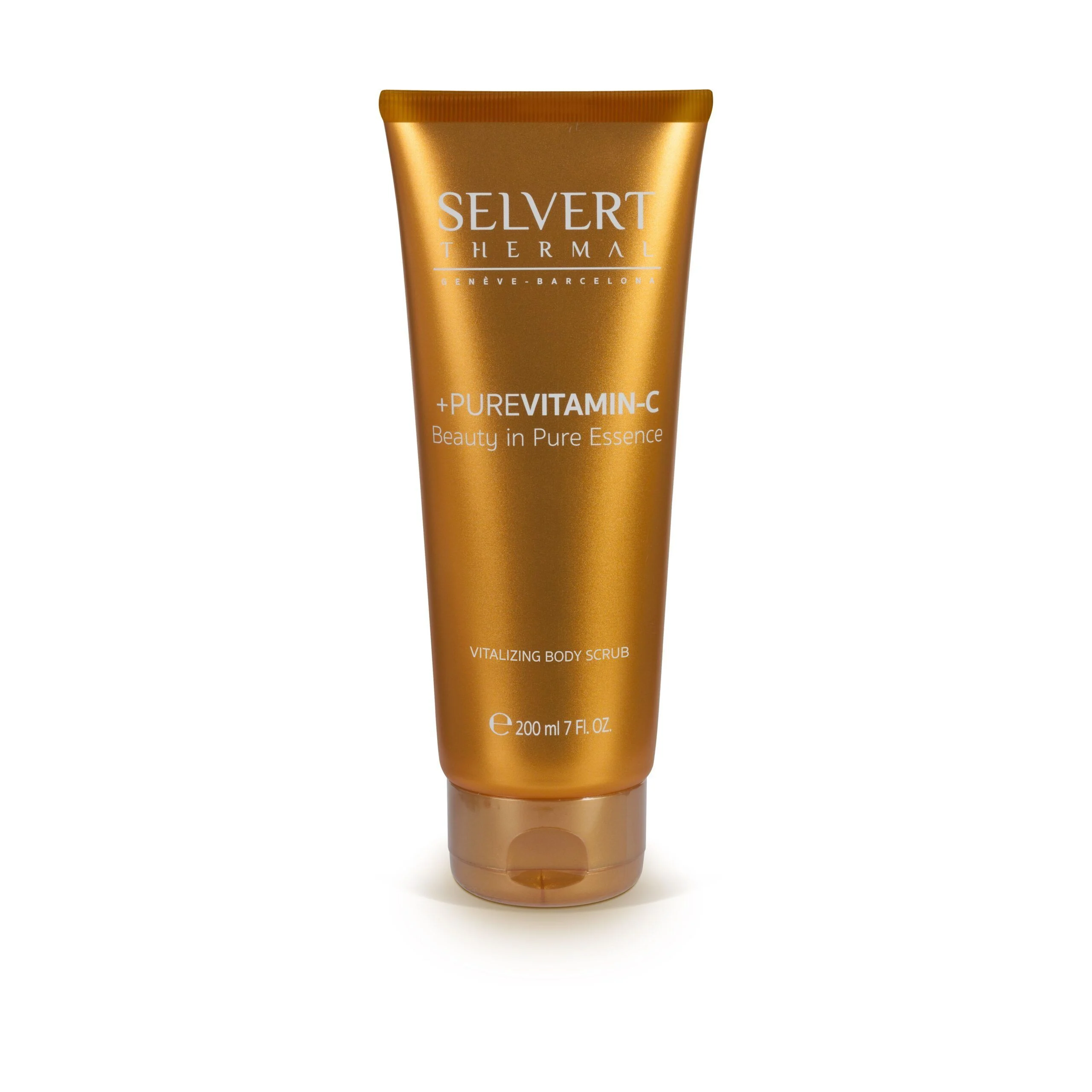 Selvert Thermal +PURE VITAMIN C VITALIZING BODY SCRUB/ Revitalizuojamasis šveitiklis kūnui, 200 ml