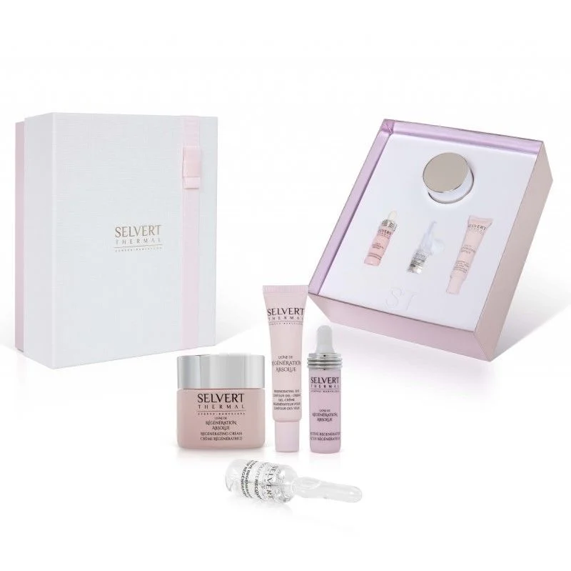 Selvert Thermal REGENERATION BEAUTY COFFRET / REGENERATION grožio dėžutė (kremas, serumas - ampulė, apyakių kremas)