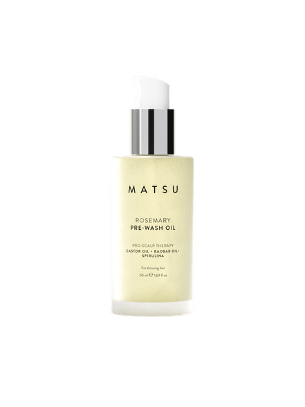 Matsu Rosemary Pre Wash Oil stiprinamasis aliejus plaukams ir galvos odai, 50 ml.