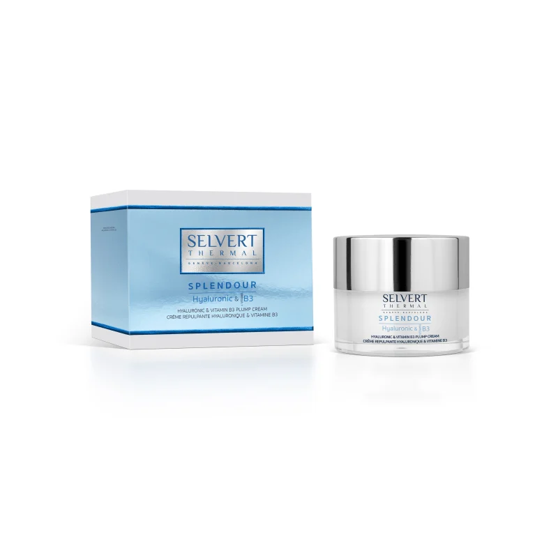 Selvert Thermal SPLENDOUR HYALURONIC & B3 PLUMP CREAM/ Drėkinamasis stangrinamasis kremas su hialurono r. bei vitaminu B3, 50 ml