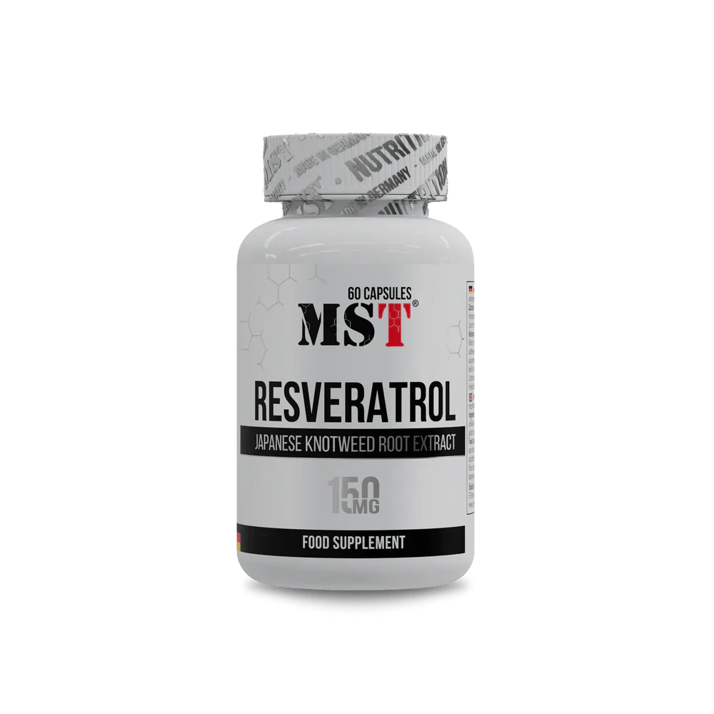 MST Resveratrol – natūralus antioksidantas ląstelių apsaugai, 60 kaps.