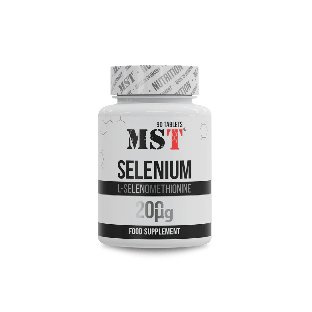 MST Selenium 200 mcg – Imunitetui, skydliaukei, plaukams ir nagams