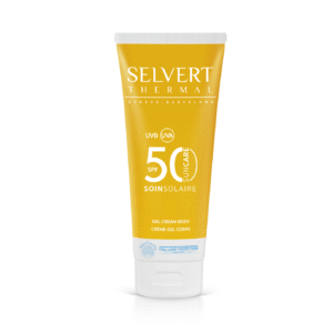 Selvert Thermal Apsauginis kremas-gelis kūnui SPF50, 200ml