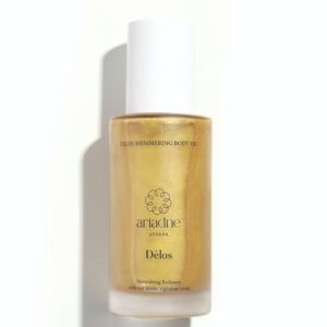 ARIADNE ATHENS KŪNO ALIEJUS SU BLIZGUČIAIS | DELOS SHIMMERING BODY OIL, 100ml