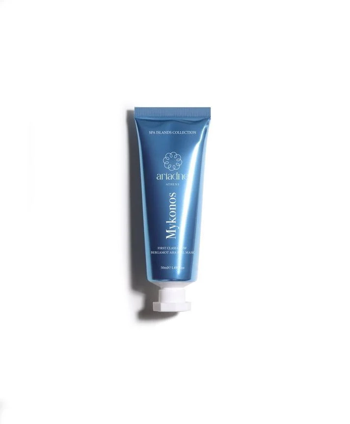 ARIADNE ATHENS KAUKĖ SU AHA IR BHA RŪGŠTIMIS | MYKONOS FIRST CLASS GLOW, 50ml