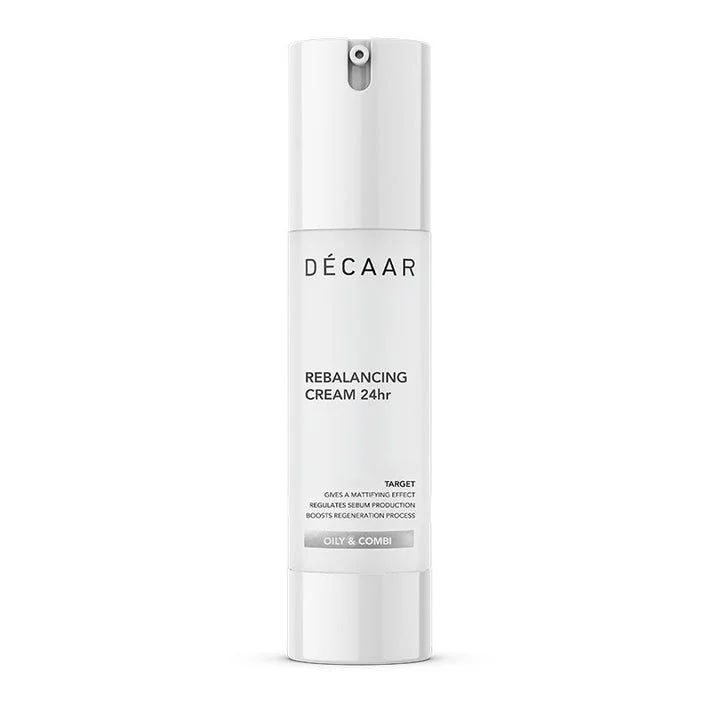 DÉCAAR ODOS BLIZGĖJIMĄ REGULIUOJANTIS KREMAS || Rebalancing Cream 24hr, 100ml