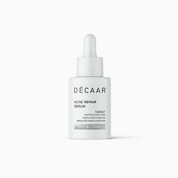 DÉCAAR RETINOLIO, NIACINAMIDO IR SALICILIO RŪGŠTIES AKNĖS POŽYMIUS MAŽINANTIS SERUMAS || Acne Repair Serum, 20ml