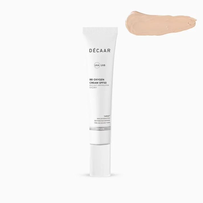 DÉCAAR APSAUGANTIS IR DRĖKINANTIS KREMAS BB SU SPF50 || IVORY, 50ml