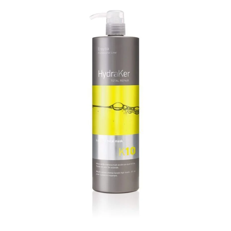 Erayba HydraKer Nenuplaunama plaukų kaukė su keratinu “K10 keratin total mask” 1000 ml