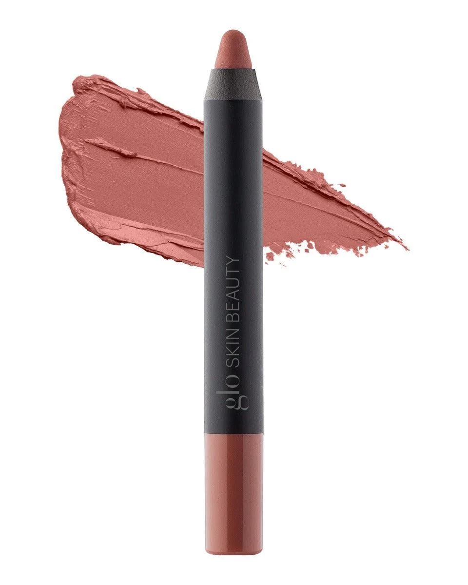 Glo Skin Beauty MATINIAI LŪPŲ DAŽAI / SUEDE MATTE CRAYON Woodrose: Mid-tone mauve nude