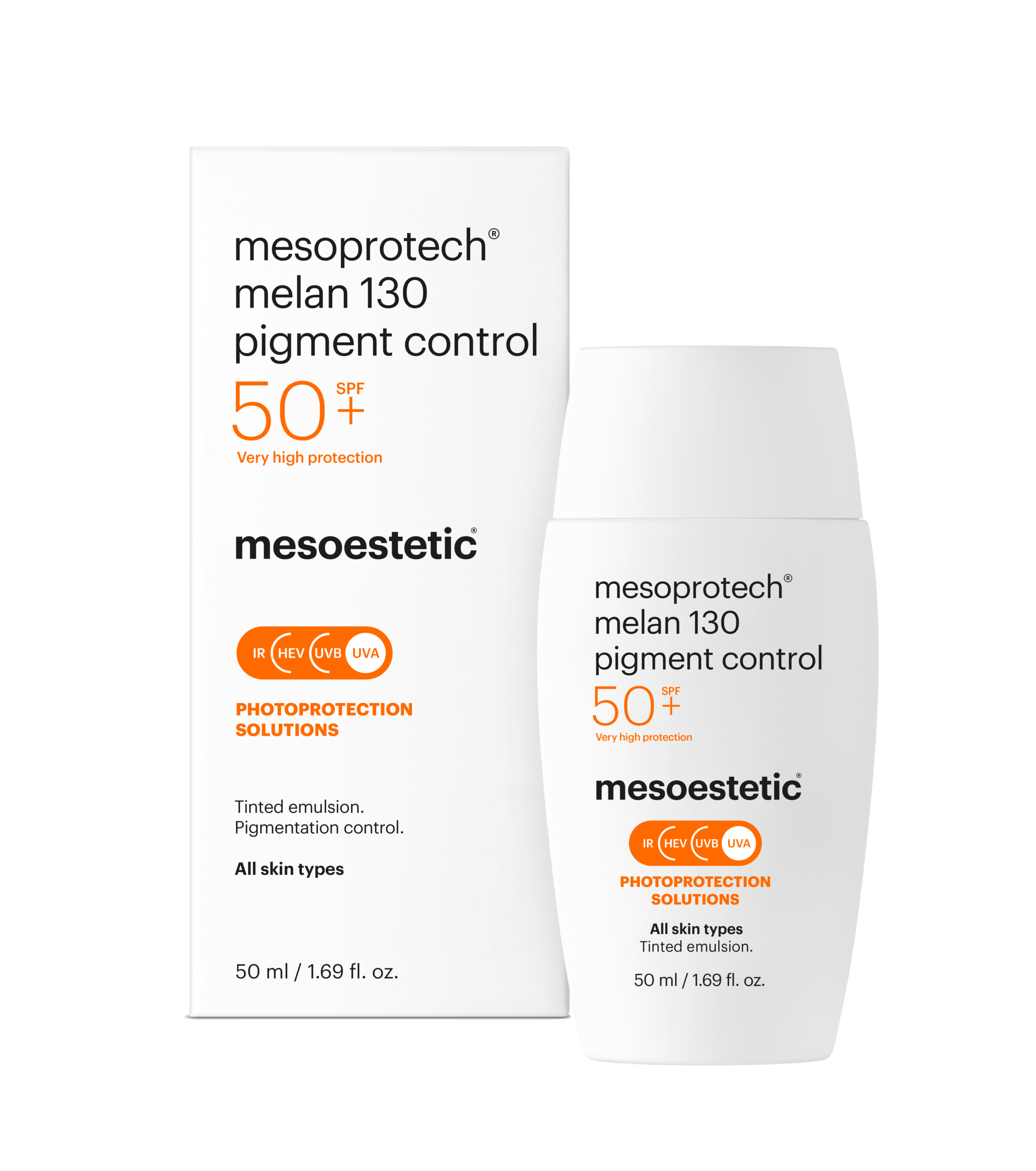 Mesoestetic, Apsauginė priemonė SPF50 su spalva, 50ml