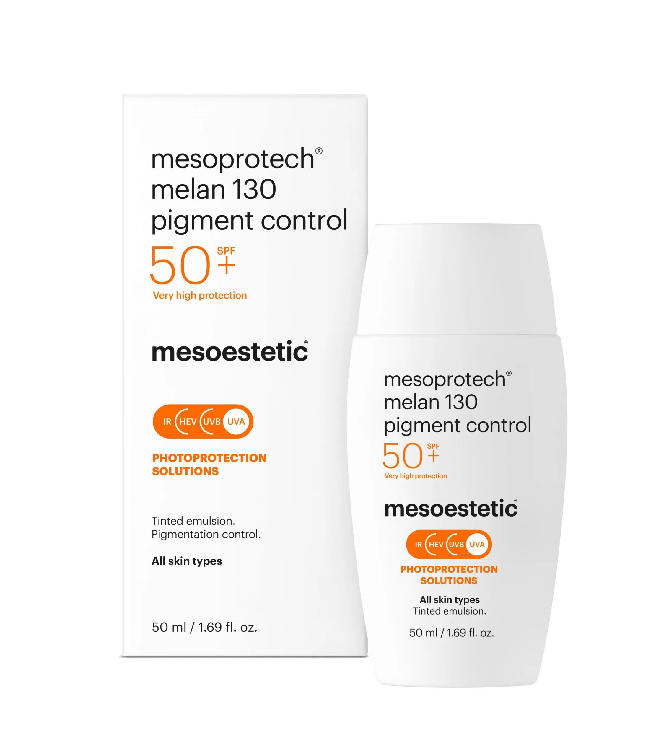 Mesoestetic, Apsauginė priemonė SPF50 su spalva, 50ml