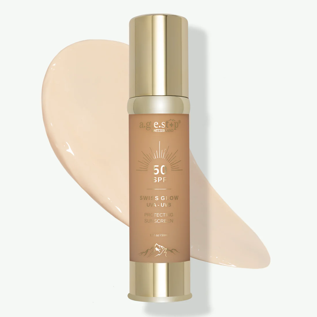 AGE STOP SWISS GLOW SPF50 Apsauginis kremas, 50ml