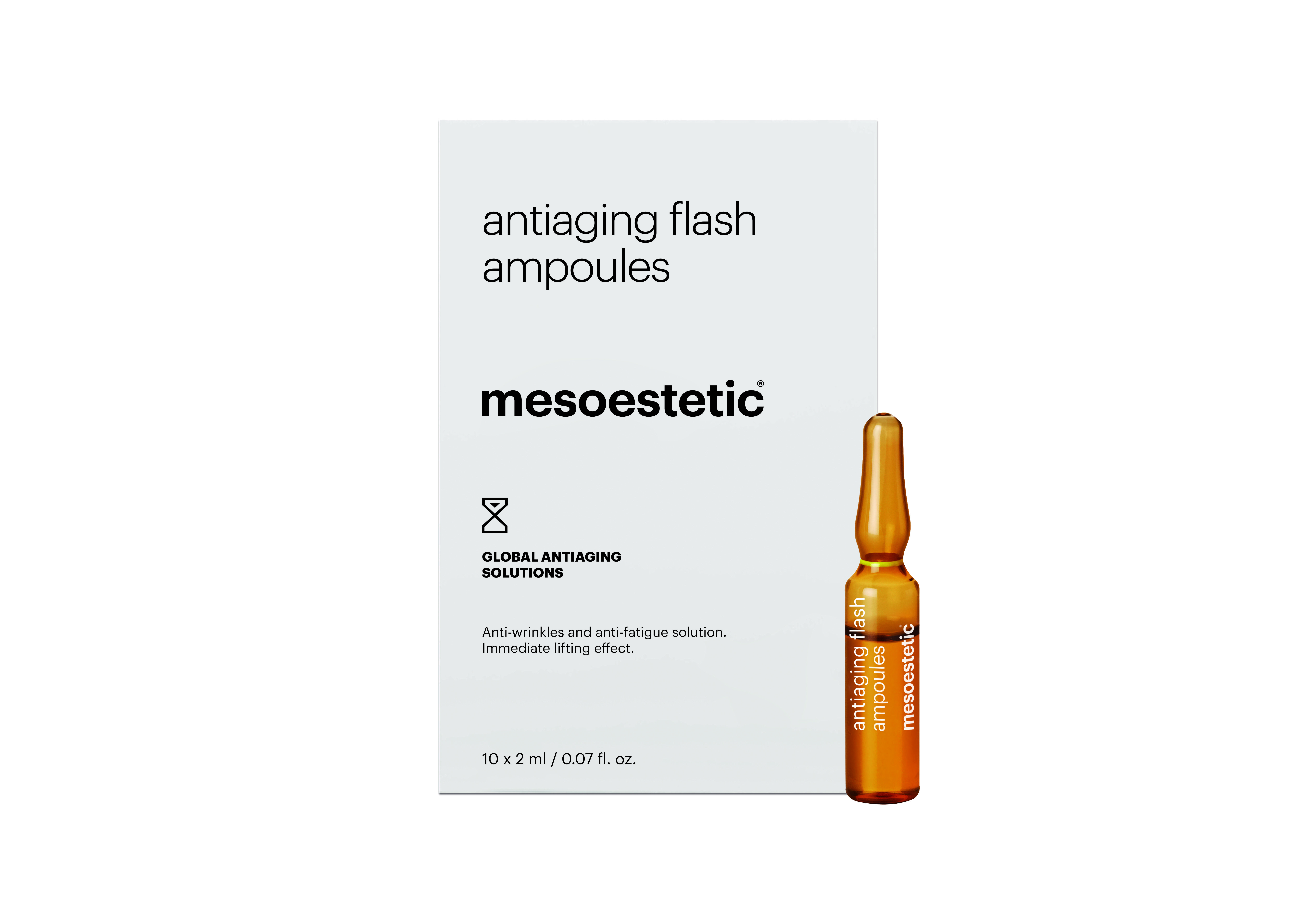 Mesoestetic, greito poveikio ampulės nuo raukšlių, 10 x 2ml