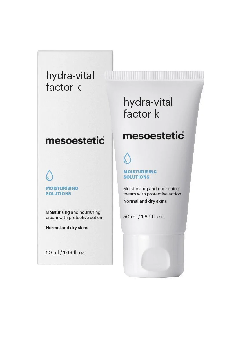 Mesoestetic, Drėkinamasis ir maitinamasis kremas/hydra-vital factor k, 50ml