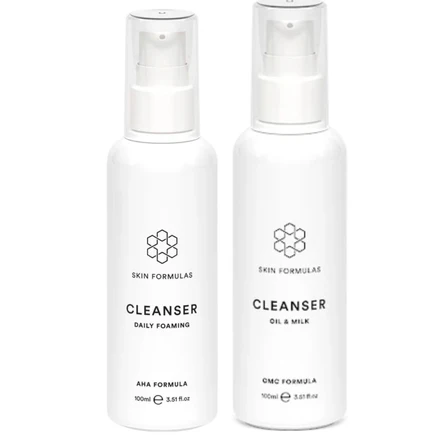 SKIN FORMULAS DVIEJŲ ŽINGSNIŲ ODOS VALYMAS