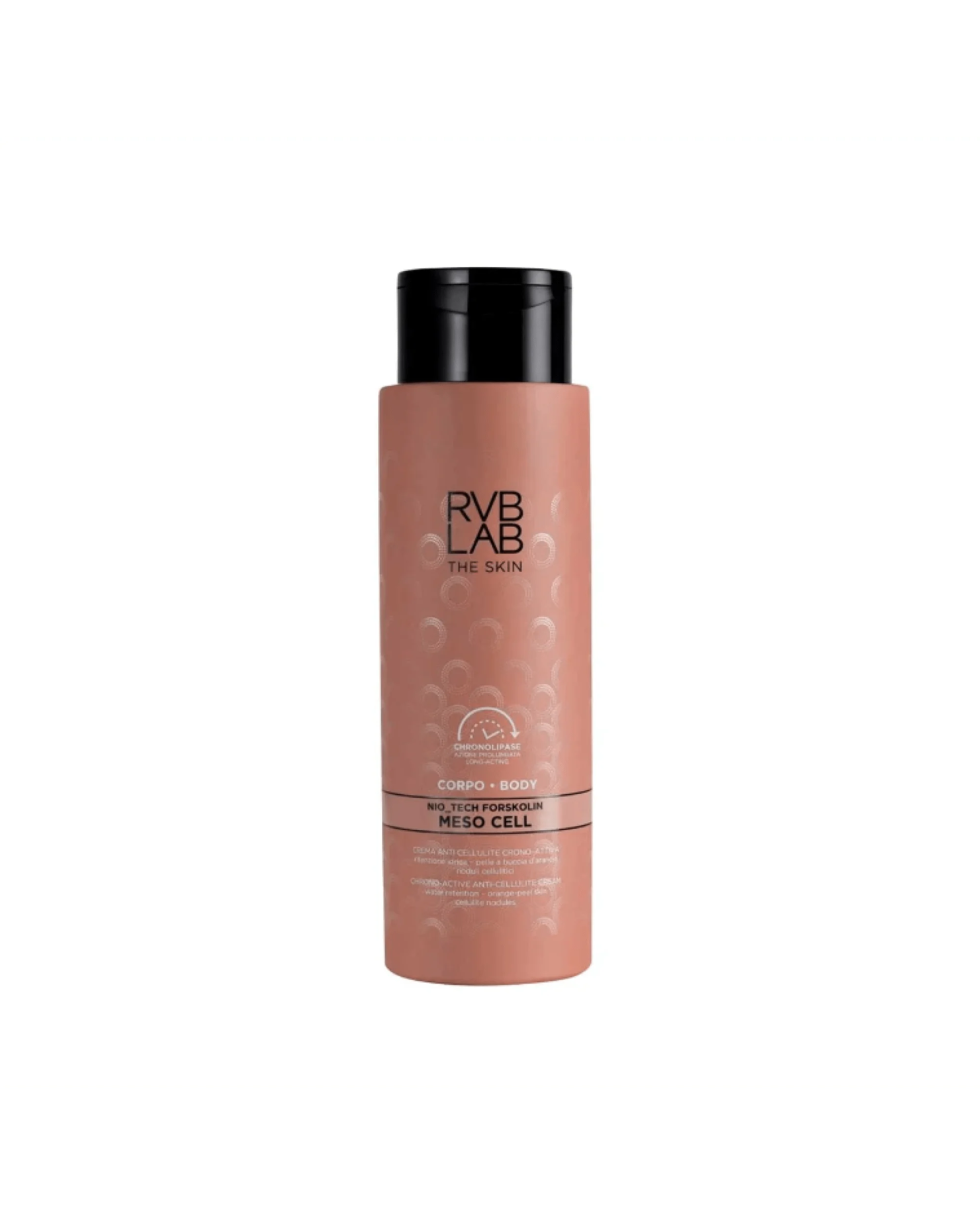 RVB LAB ANTICELLULITE MESO CELL chrono-active anti-cellulite cream, anticeliulitinis kremas, 400 ml
