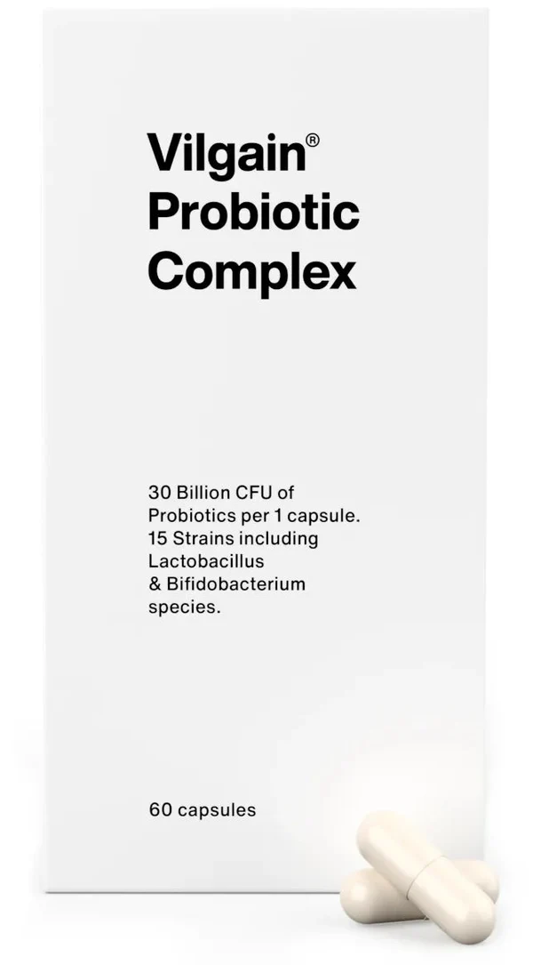 Vilgain Probiotic Complex 30 mlrd. CFU | 15 bakterijų rūšių + prebiotikas