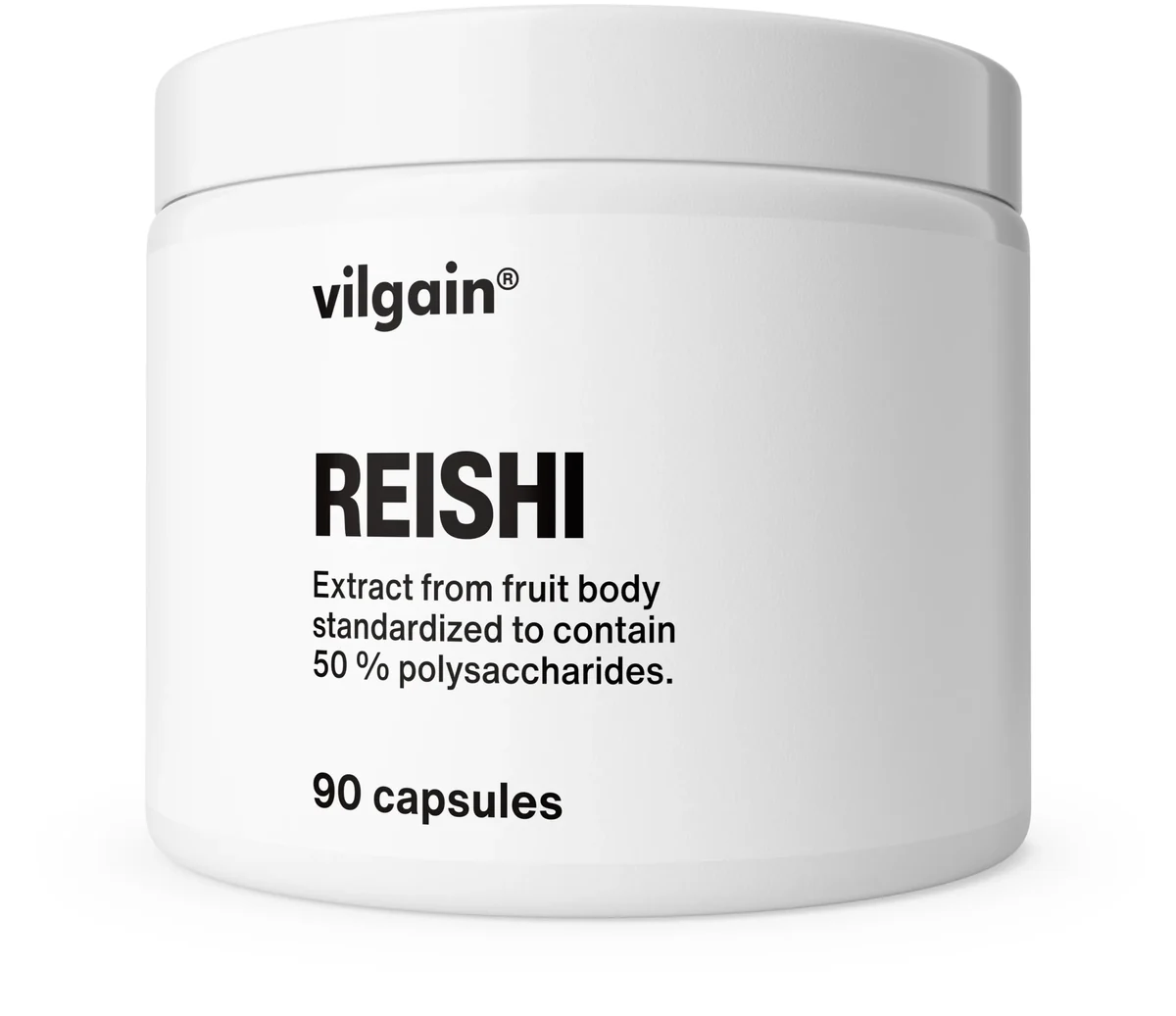 Vilgain Reishi – Raudonojo Reishi (Ganoderma lucidum) ekstraktas su 50 % polisacharidų