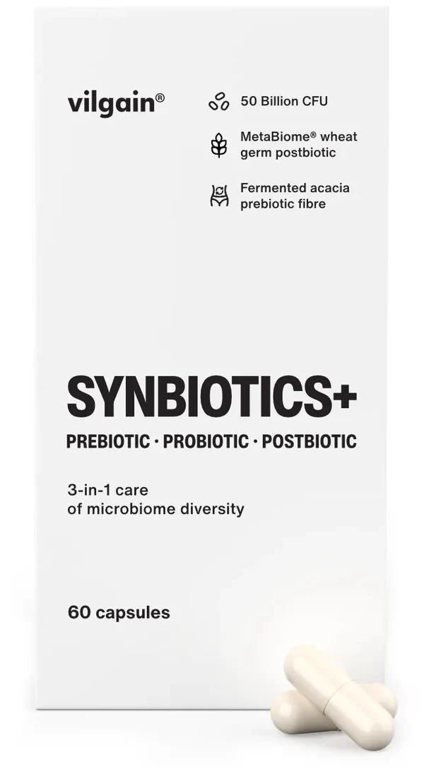 Synbiotics Pre- Pro- ir Postbiotikų kompleksas 50mlrd.CFU + Metabiome