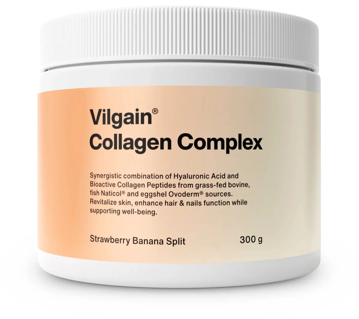Vilgain Collagen Complex – kolageno kompleksas odai, plaukams ir nagams (300 g)