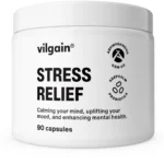 Vilgain Stress Relief – kompleksas nervų sistemai ir emocinei pusiausvyrai (90 kapsulių)