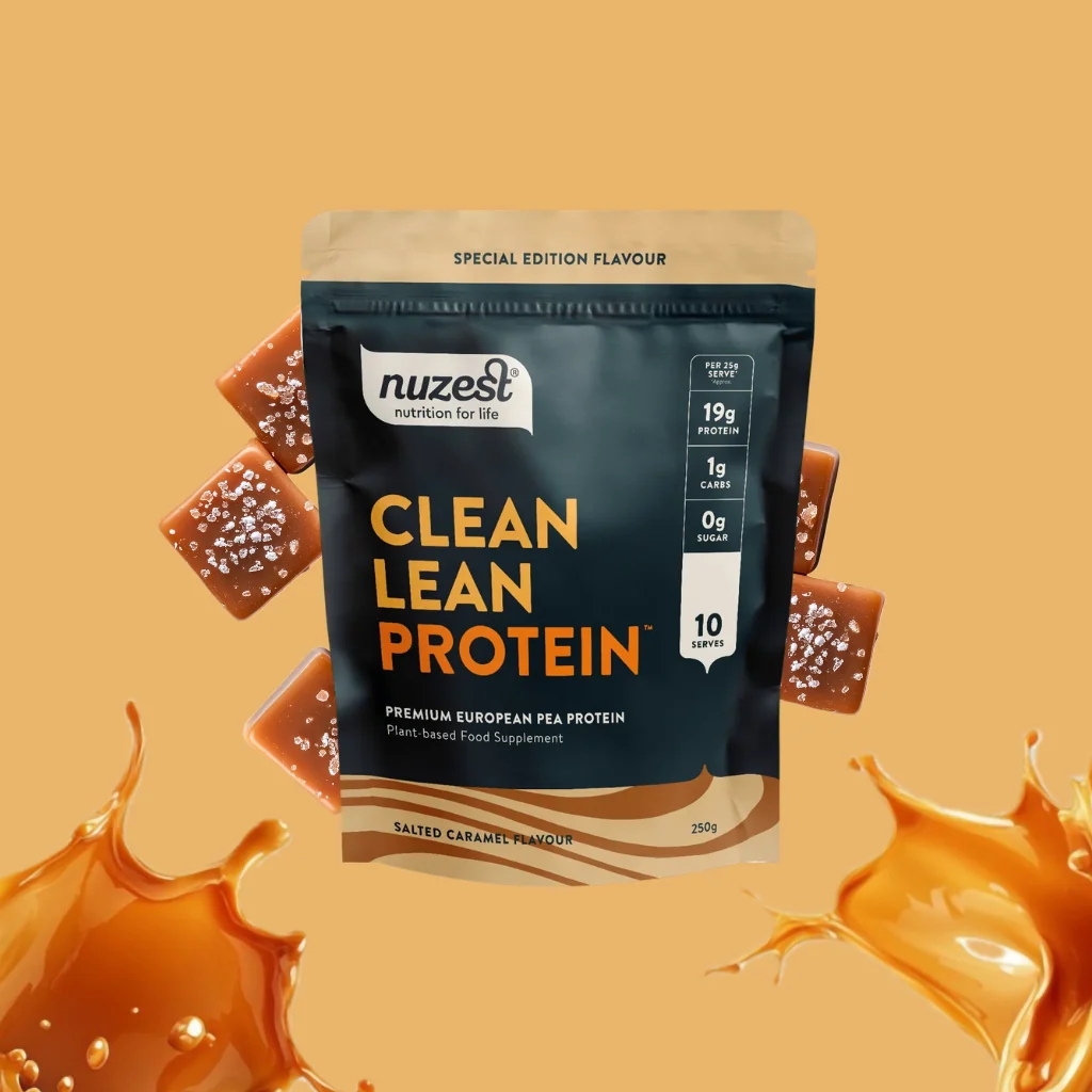Stay fit NUZEST Clean Lean Baltymai Salted Caramel 250 g (10 porcijų)