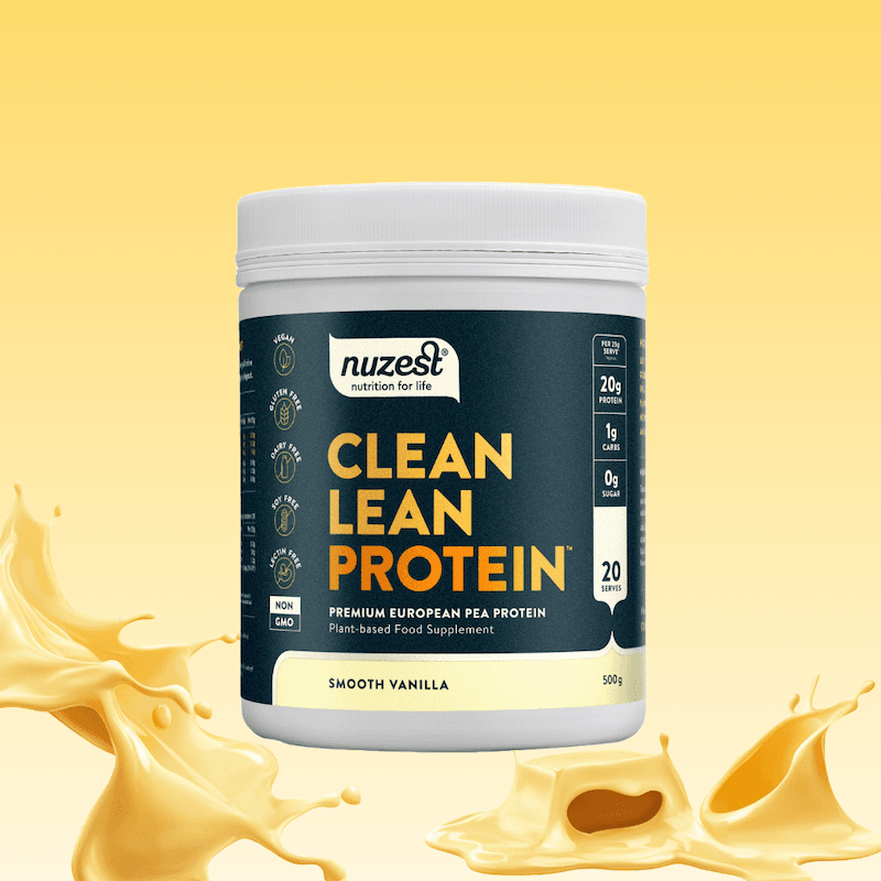 Stay fit NUZEST Clean Lean Baltymai Smooth Vanilla (Vanilės skonio) 500 g (20 porcijų)