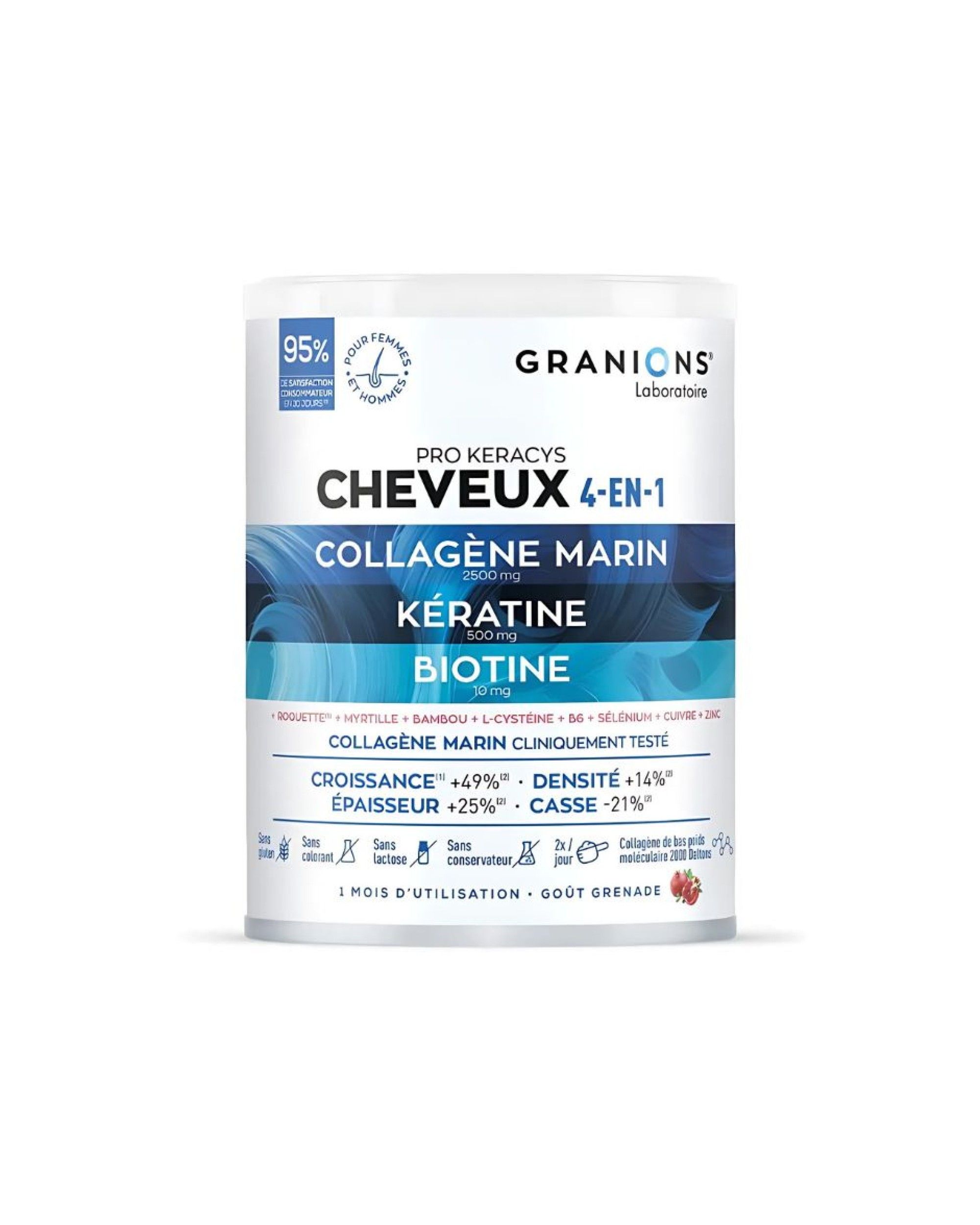 GRANIONS PROKERACYS CHEVEUX POUDRE kolageno milteliai plaukams