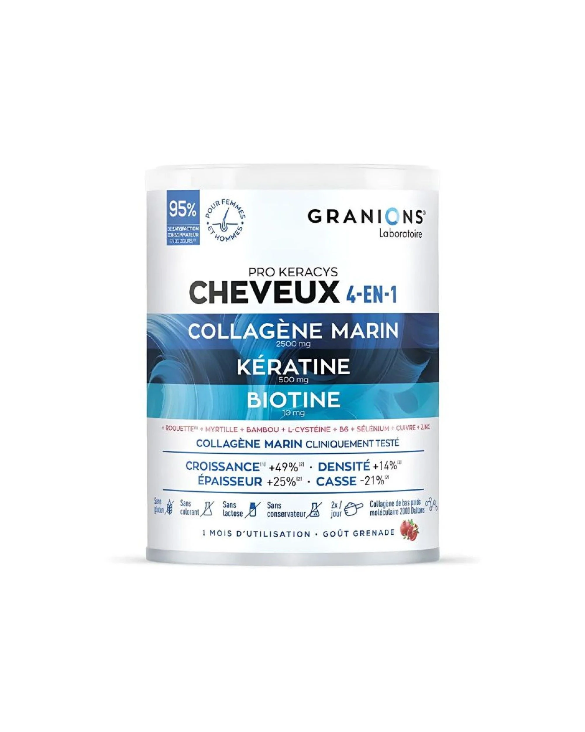 GRANIONS PROKERACYS CHEVEUX POUDRE kolageno milteliai plaukams