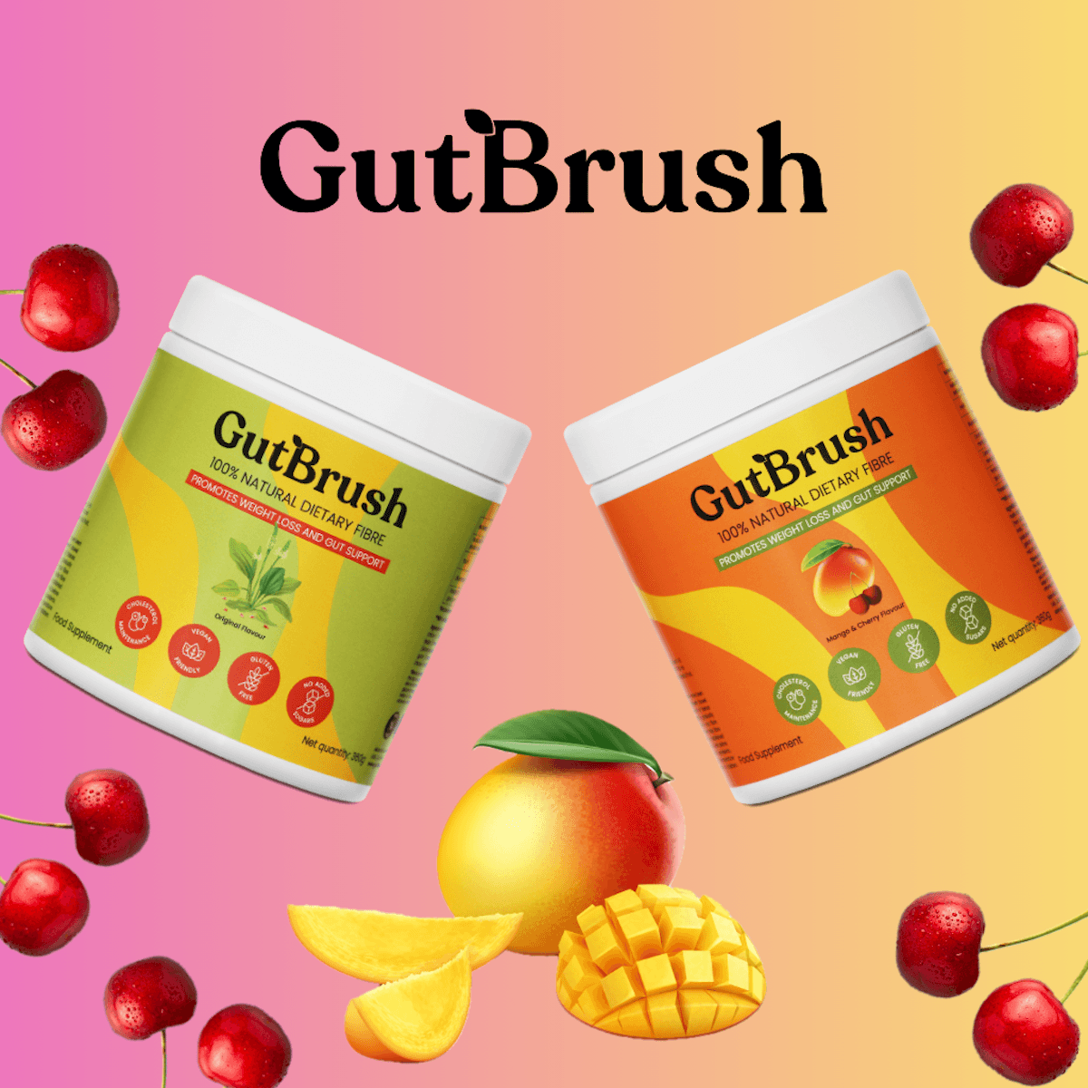 Stay fit GutBrush maistinės skaidulos, 360g Originalus skonis
