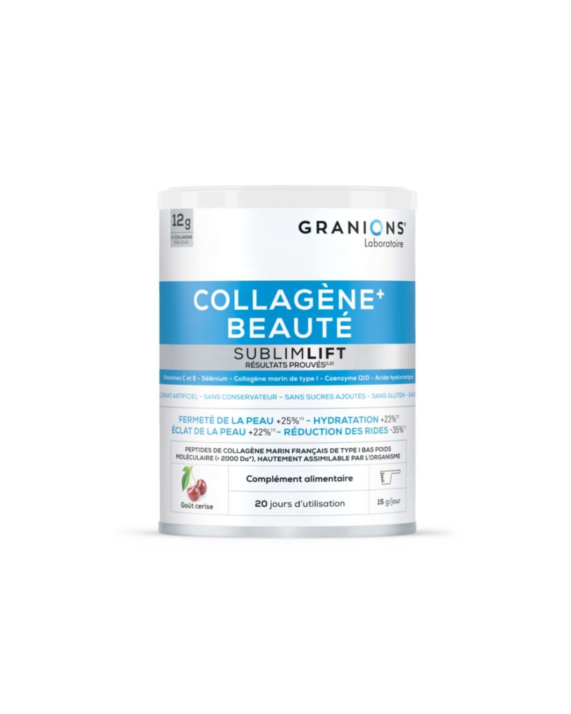 GRANIONS COLLAGENE SUBLIMLIFT CERISE POUDRE Grožio kompleksas odos liftingui, 300 g