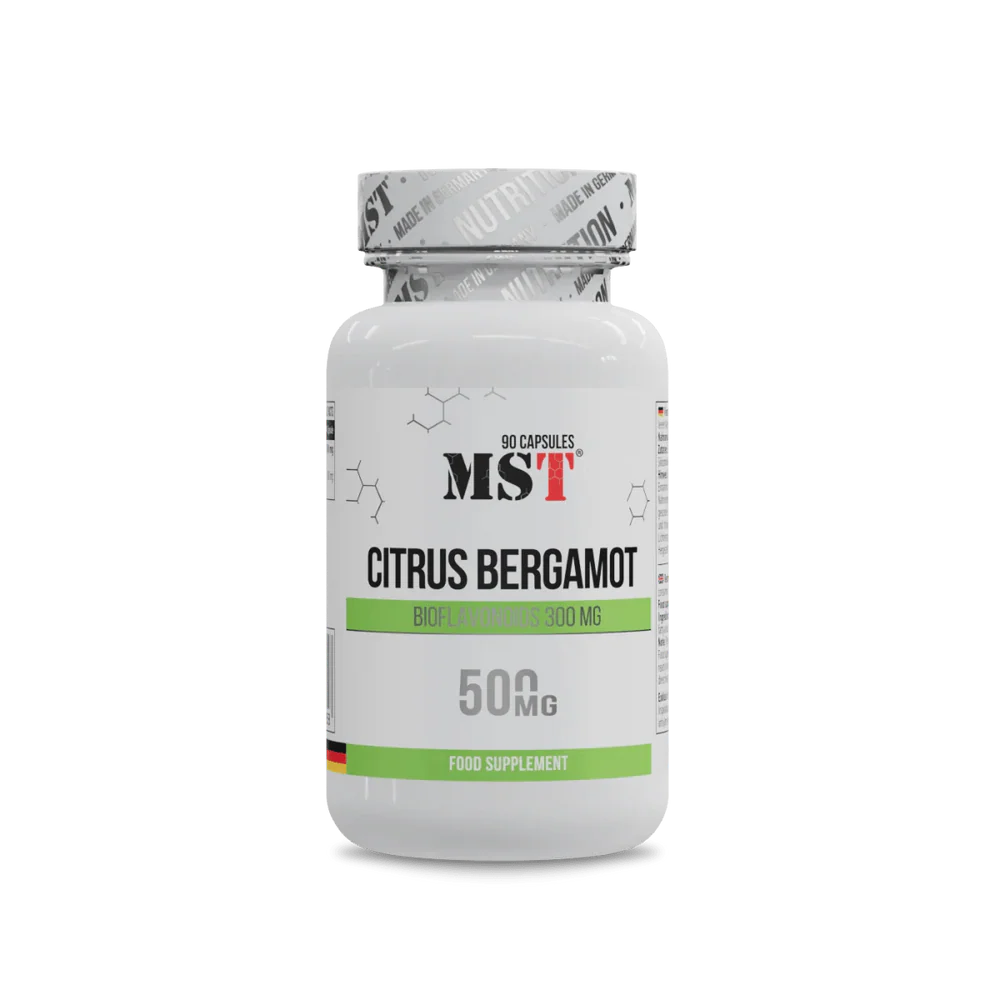 MST®   Citrus   Bergamot   –   bergamotės   ekstraktas   su   bioflavonoidais   (90   kapsulių)