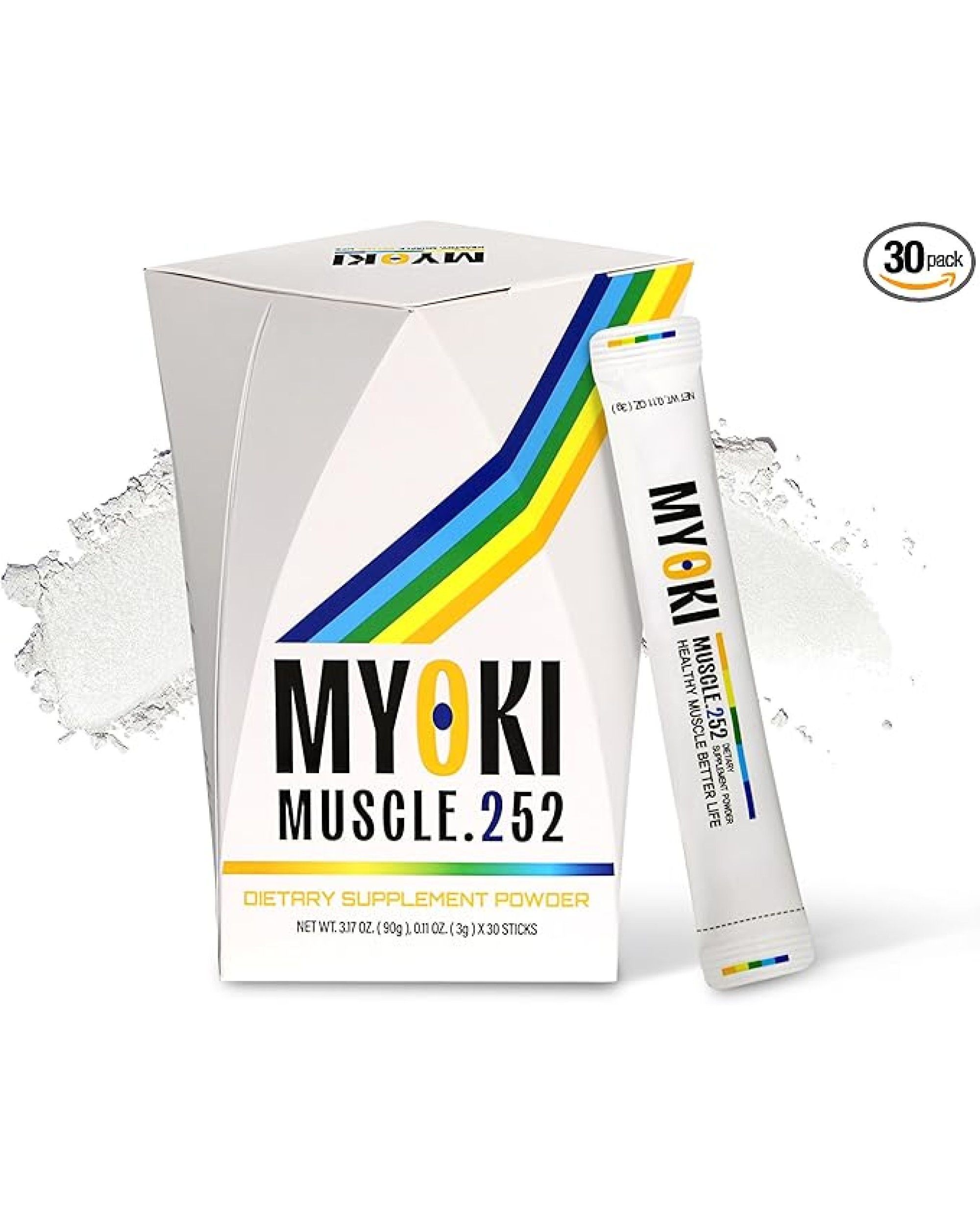 MYOKI Muscle Support Powder– raumenų palaikymo milteliai 3x30 pak.