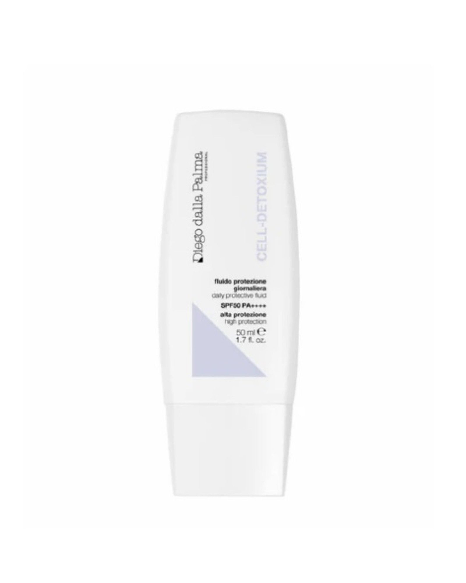 DIEGO DALLA PALMA CELL-DETOXIUM daily protective fluid intensyviai drėkinanti ir apsauginė veido priemonė SPF50/ 50ml