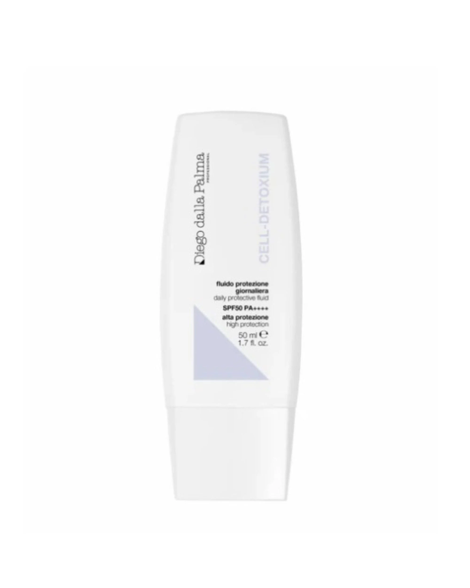 DIEGO DALLA PALMA CELL-DETOXIUM daily protective fluid intensyviai drėkinanti ir apsauginė veido priemonė SPF50/ 50ml