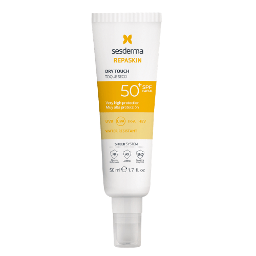 Sesderma Repaskin Dry Touch apsauginė priemonė veidui Spf50+, 50ml