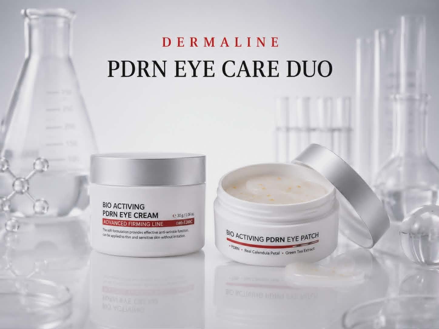 Rinkinys Dermaline PDR regeneruojanti paakių odos sistema Eye Care Duo