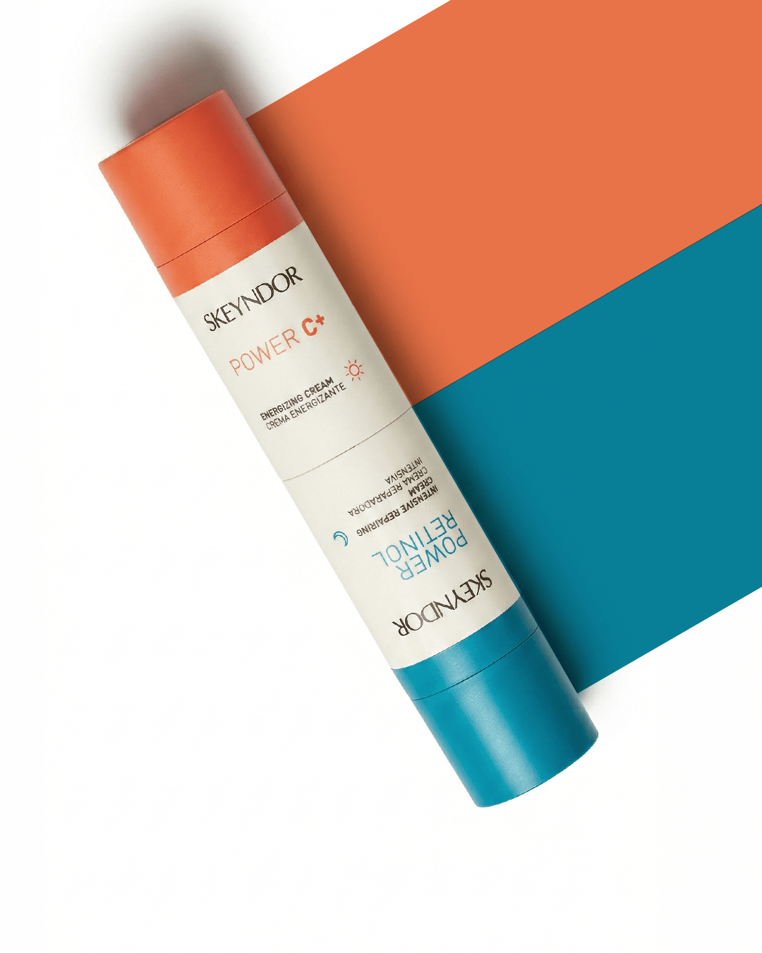 Skeyndor Power Duo, Power C+ emulsija + Power Retinol emulsija, 2 x 15ml.