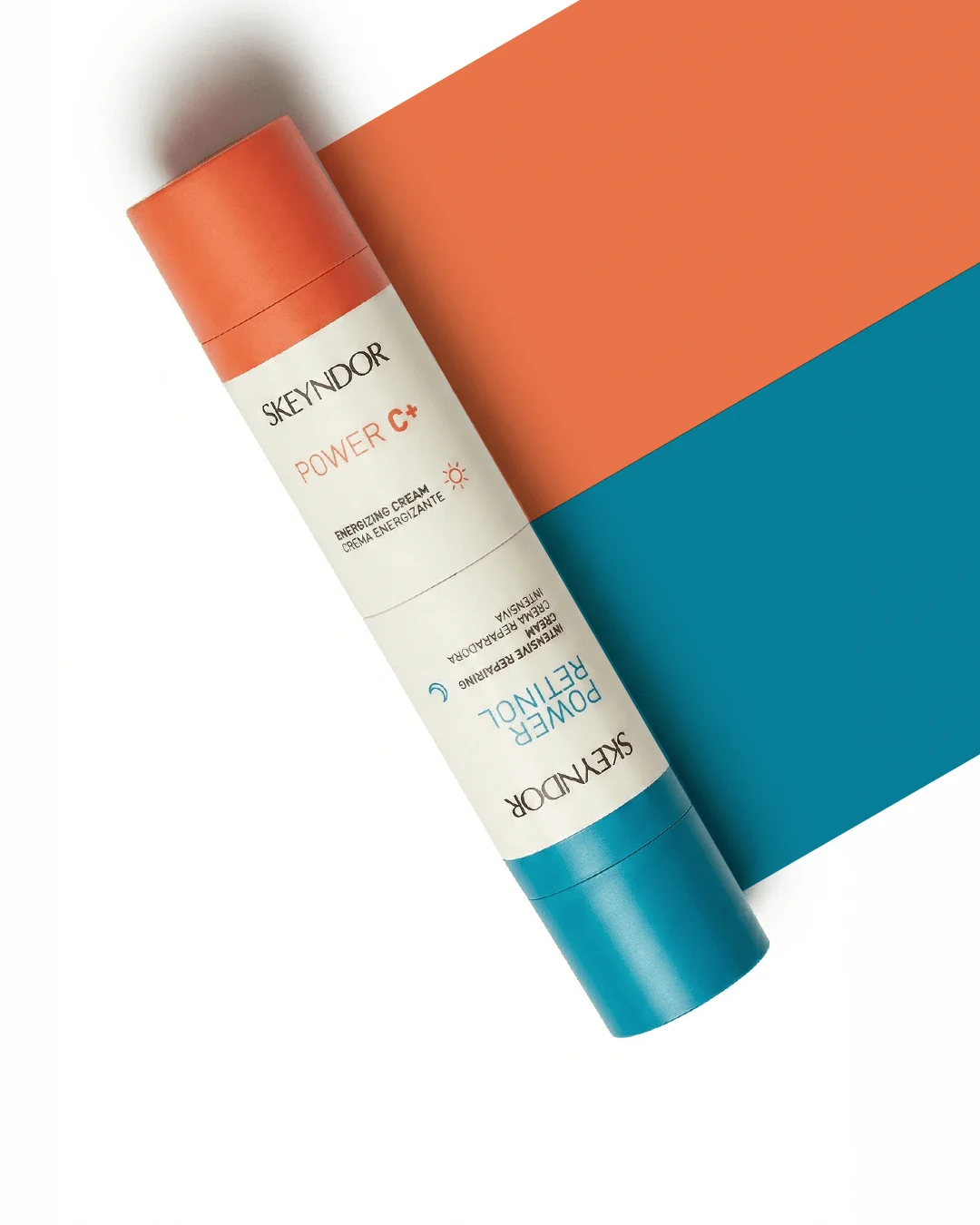 Skeyndor Power Duo, Power C+ emulsija + Power Retinol emulsija, 2 x 15ml.