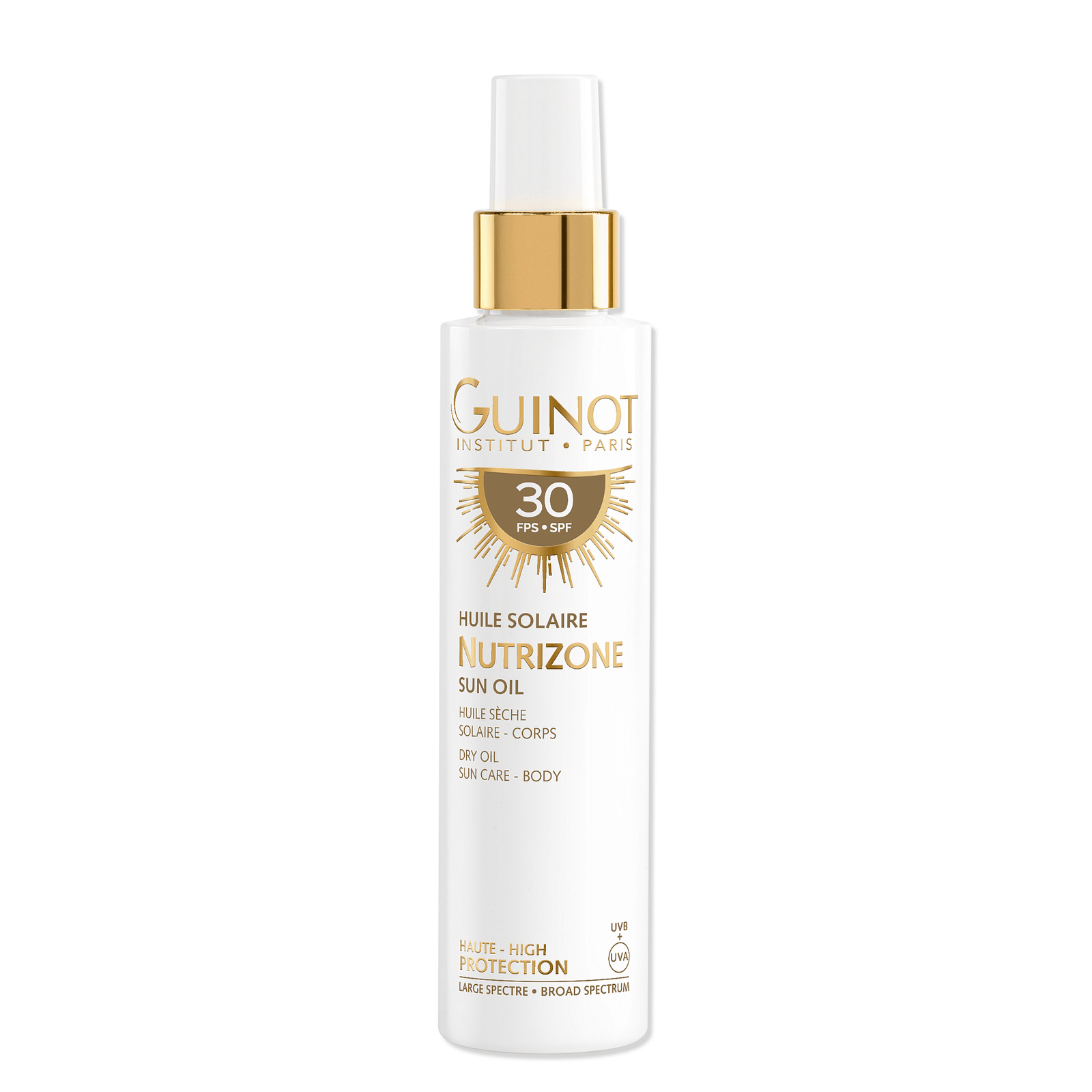 Guinot Nutrizone aliejinė lengvos tekstūros purškiama priemonė nuo saulės SPF30, 150ml