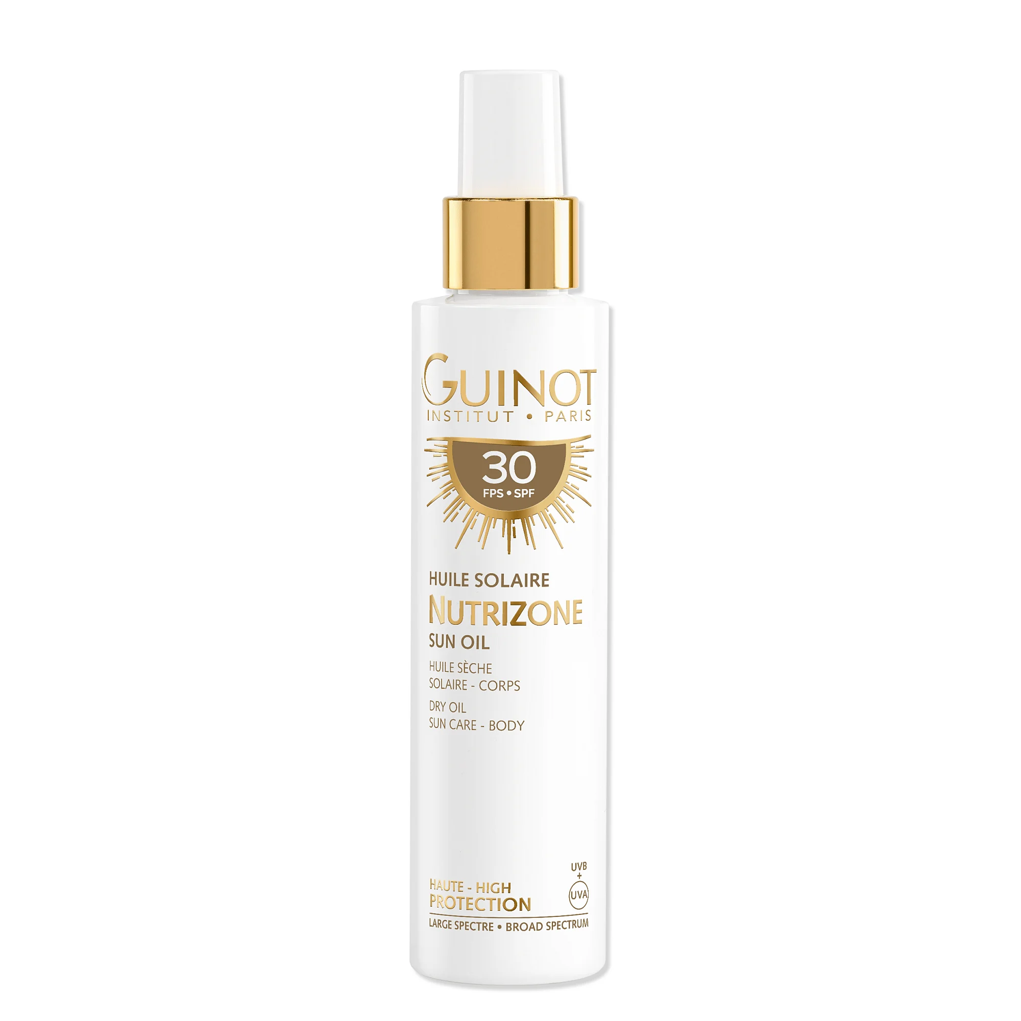 Guinot Nutrizone aliejinė lengvos tekstūros purškiama priemonė nuo saulės SPF30, 150ml