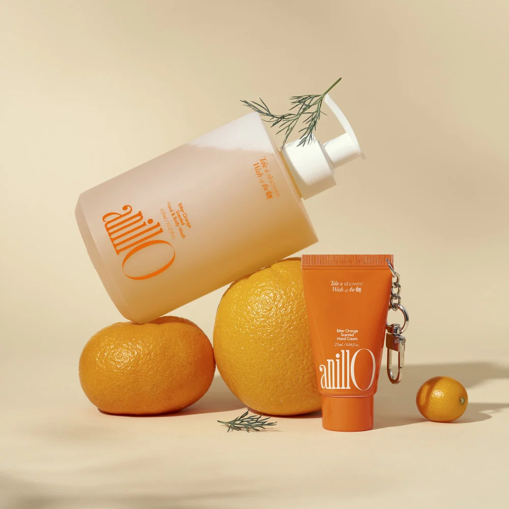 AnillO Bitter Orange Scented Hand Cream (Keychain) – rankų kremas, 25ml