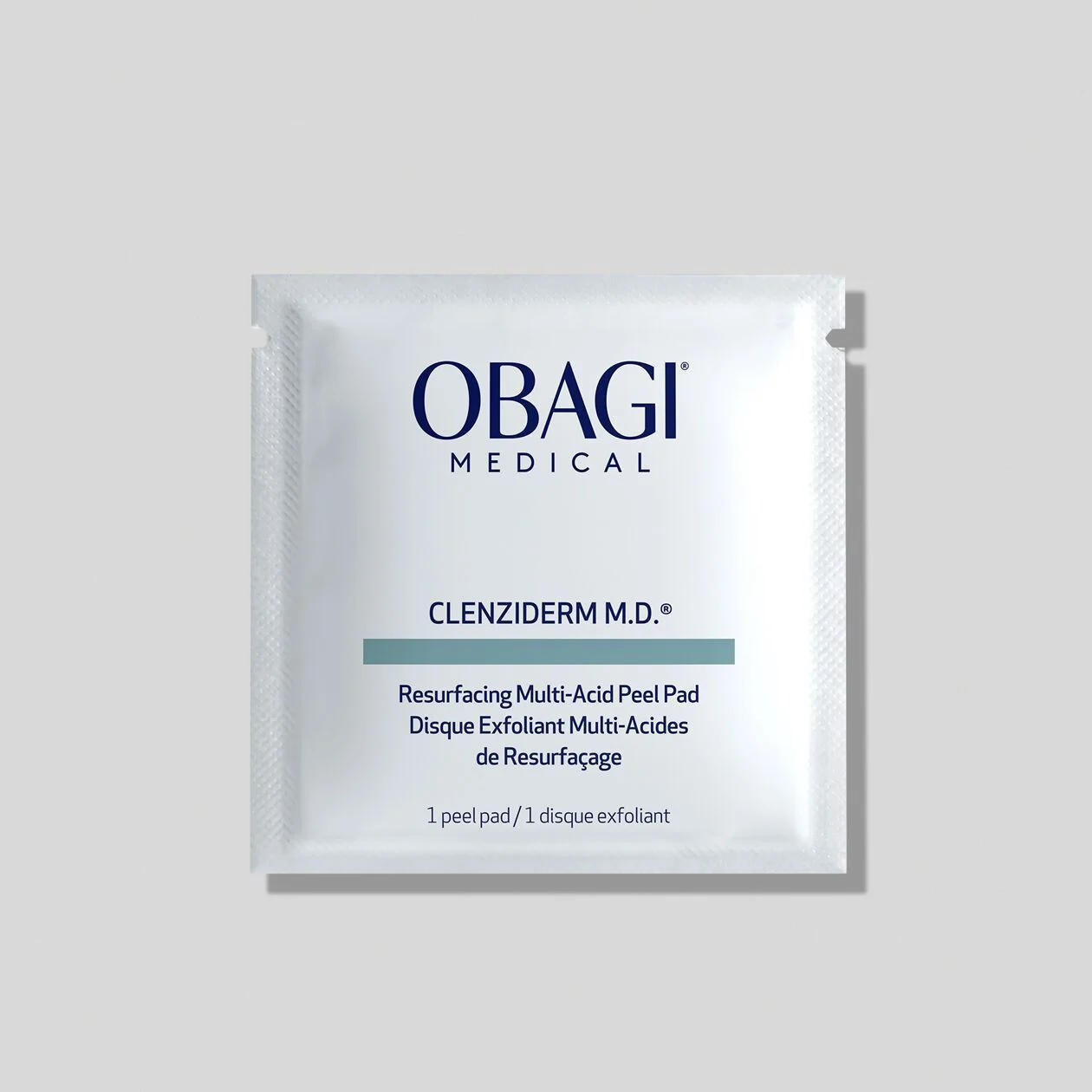 Obagi Medical CLENZIDERM M.D.® Resurfacing Multi-Acid Peel Pads – Šveičiamieji Veido Padeliai su Rūgštimis 1vnt