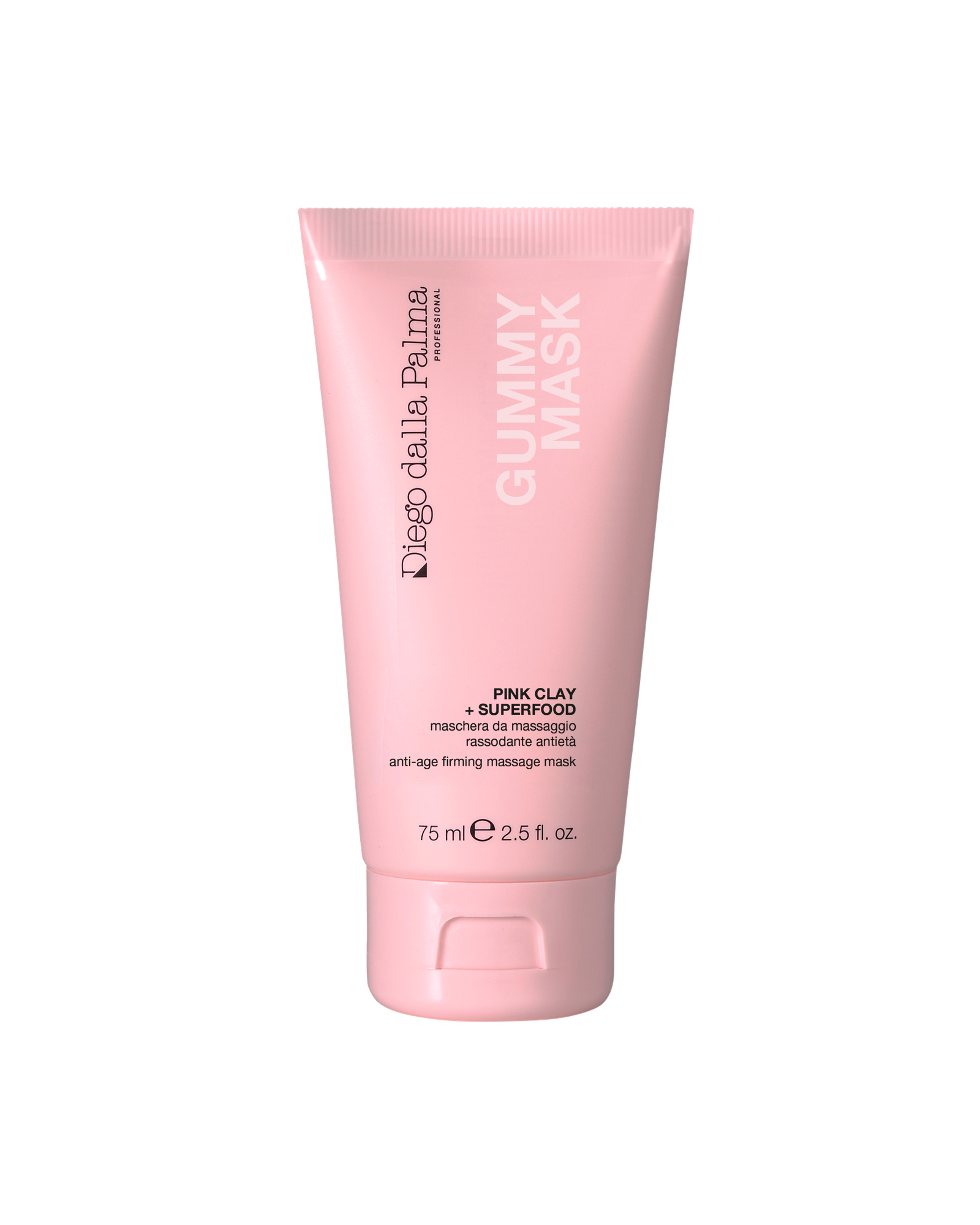 Diego Dalla Palma Gummy Mask Pink Clay, molio kaukė su hialurono rūgštimi, 75 ml