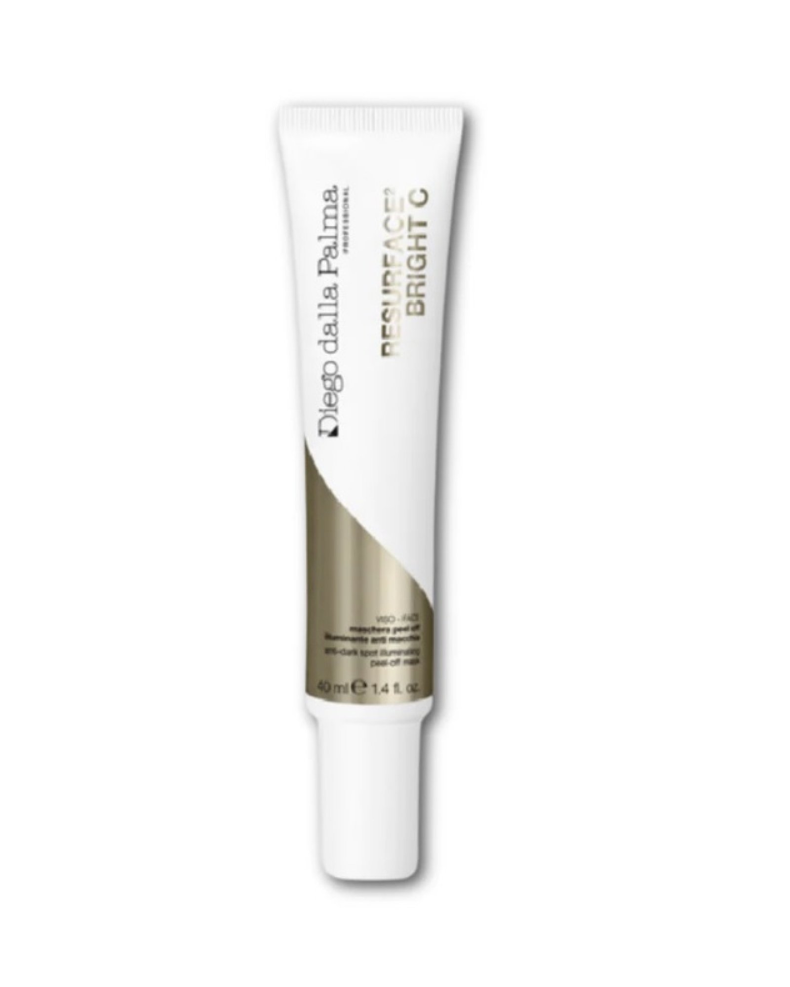 Diego Dalla Palma Resurface Bright C Anti-dark Spot, dėmes šviesinanti nulupamoji veido kaukė, 40 ml.