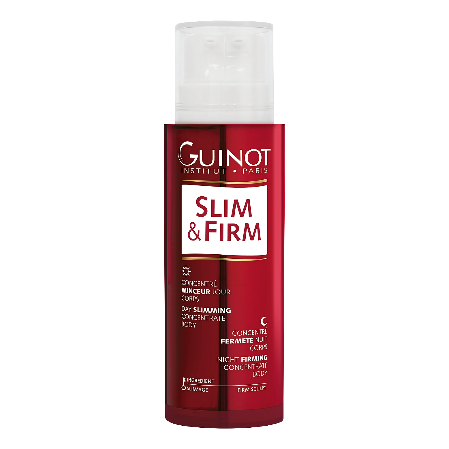 Guinot Slim&Firm dvejopo poveikio kūno koncentratas dienai ir nakčiai, 2*80ml